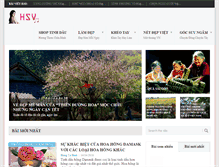 Tablet Screenshot of huongsacvn.com